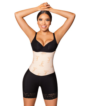 How do you use foam to glue skin after liposuction?