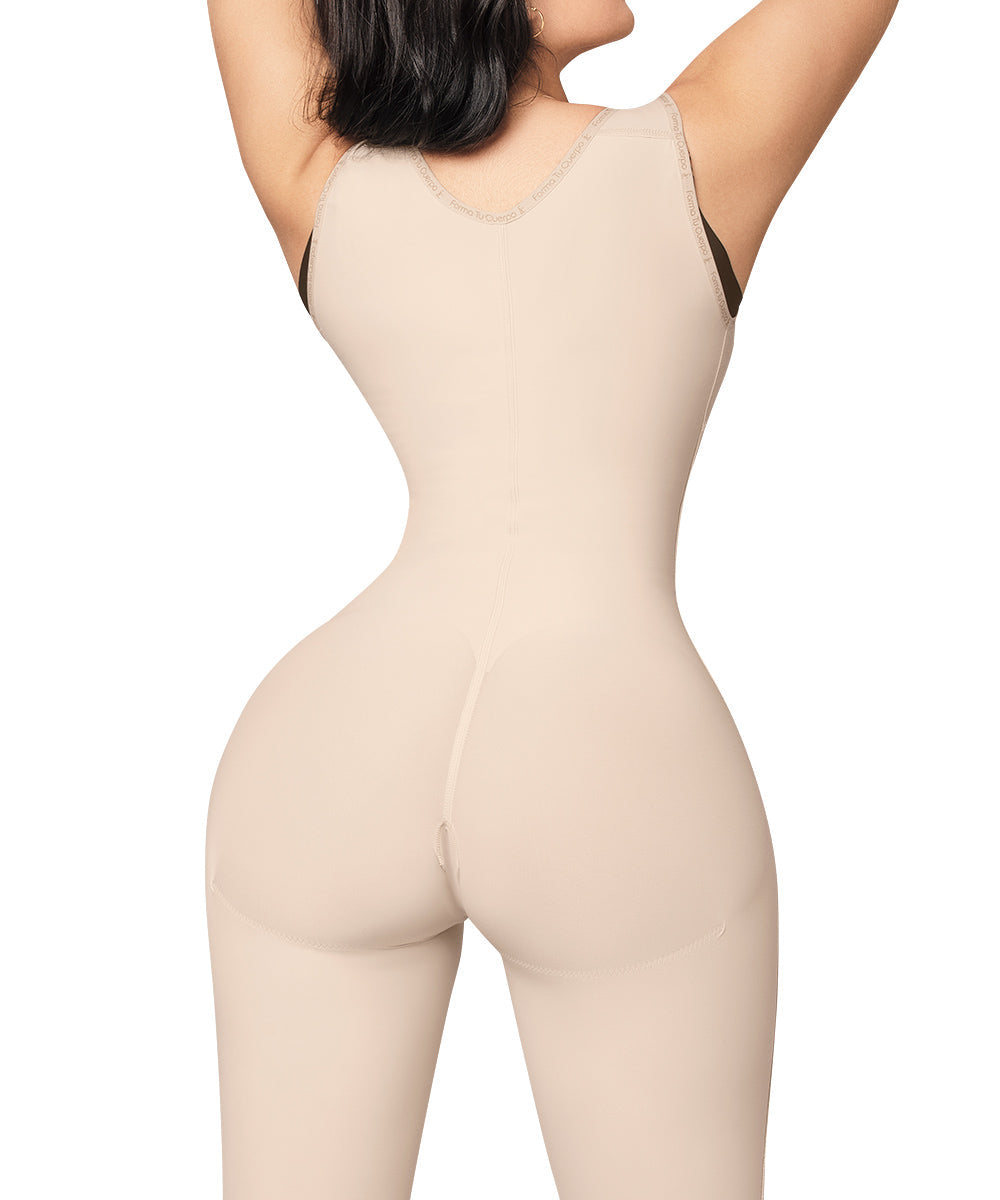 Beige Trusa Lycra Rodilla Broche Central (REF C-029  )