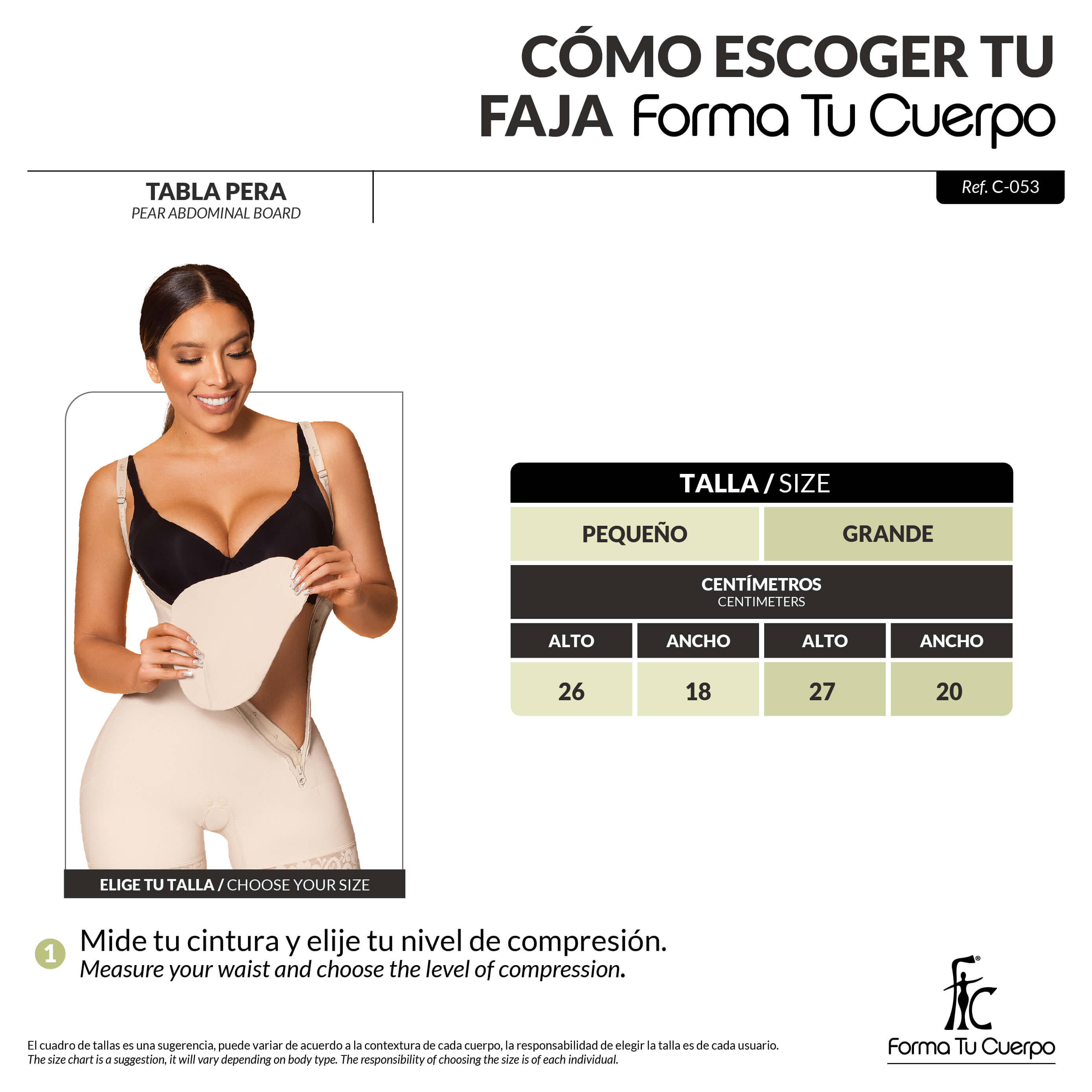 Tabla abdominal ( Ref. C-053 )