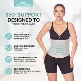 Post-Surgical Foam – Lipo Foam for Abdominal Compression &amp; Comfort (Ref. C-054 / C-154)