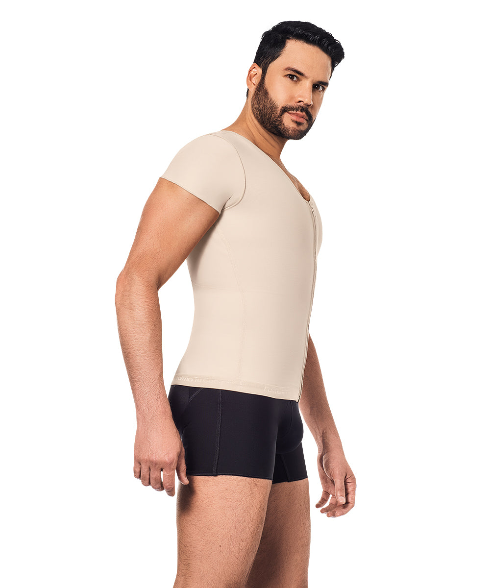 Men's Post-Surgical Vest Girdle: Abdominal Control for Daily Use (Ref. H-002 / H-005)