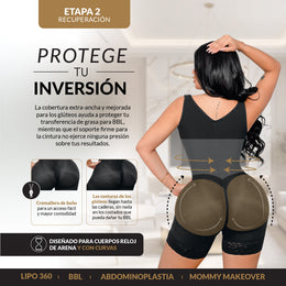 Faja Luxury Queen caderas anchas:  Ideal para BBL ( Ref. LUXBBL-013 / LUXBBL-213 )