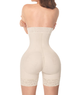 Faja Colombiana Luxury Queen:  Faja con Varillas de Tercera Etapa para Definición de Cintura ( Ref. LUXI-051 / LUXI-251 )