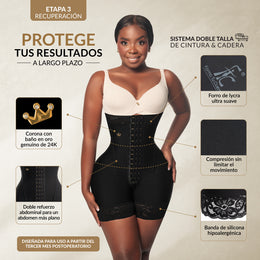 Luxury Queen Colombian Waist Trainer: Third Stage Waist Definition Waist Trainer with Boning (Ref. LUXI-051 / LUXI-251)