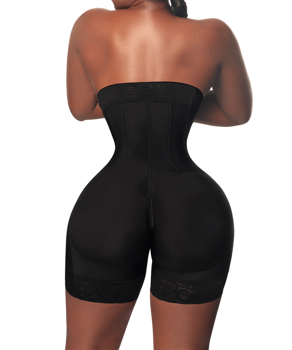 Faja Colombiana Luxury Queen:  Faja con Varillas de Tercera Etapa para Definición de Cintura ( Ref. LUXI-051 / LUXI-251 )