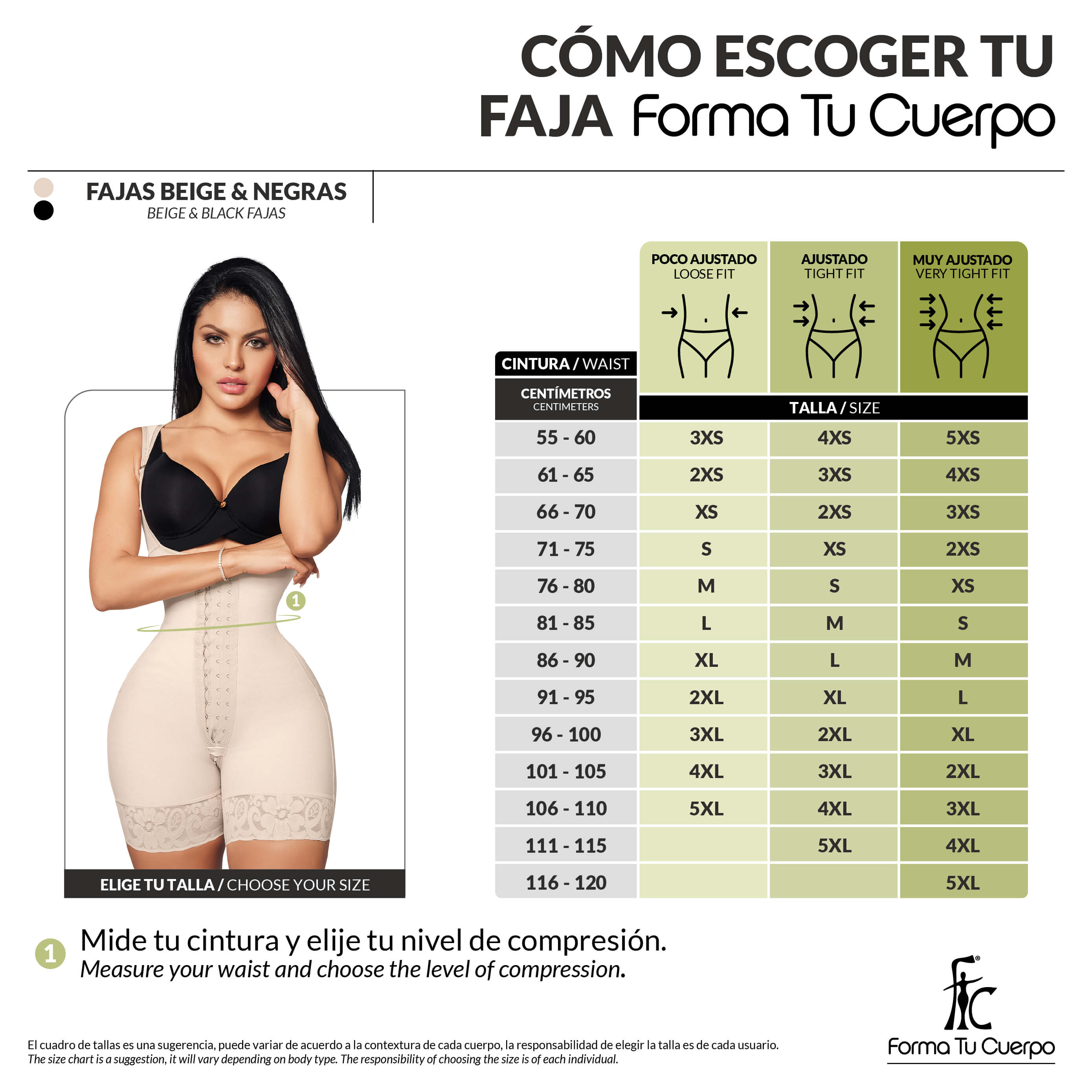 Faja reloj de arena postquirúrgica : Waist slimming & glute lift : Uso diario y postparto ( Ref. O-013 )