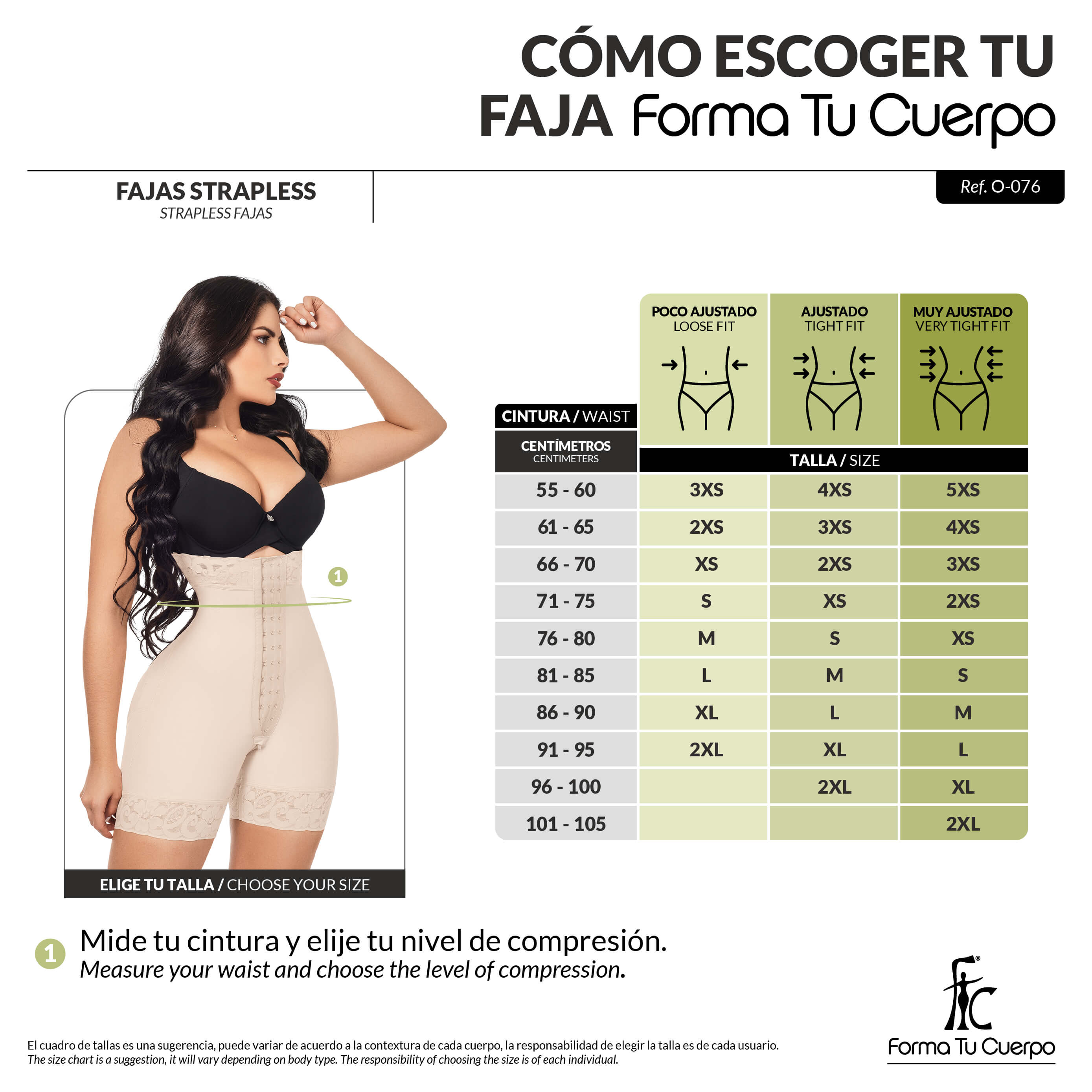 Short faja levanta glÃºteos ( Ref. O-076 / O-077 )