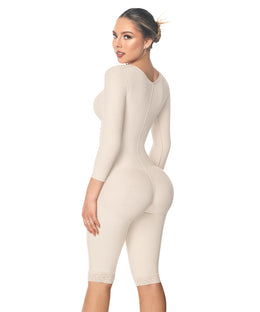 Faja postquirúrgica cuerpo completo: Moldeado torso a piernas: Ideal 'para uso diario y postparto ( Ref. O-102 )