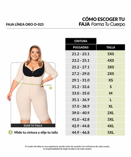 Full body hourglass sculpting shapewear (Ref. O-025 / O-225)