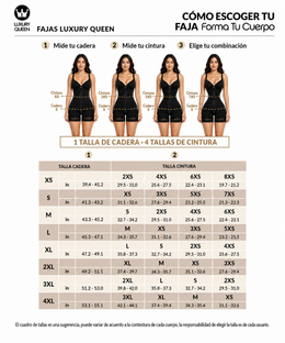Luxury Queen wide hip girdle: Ideal for BBL (Ref. LUXBBL-013 / LUXBBL-213)