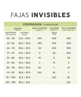 Faja short invisible - Beige ( Ref. C-042 / C-045 )